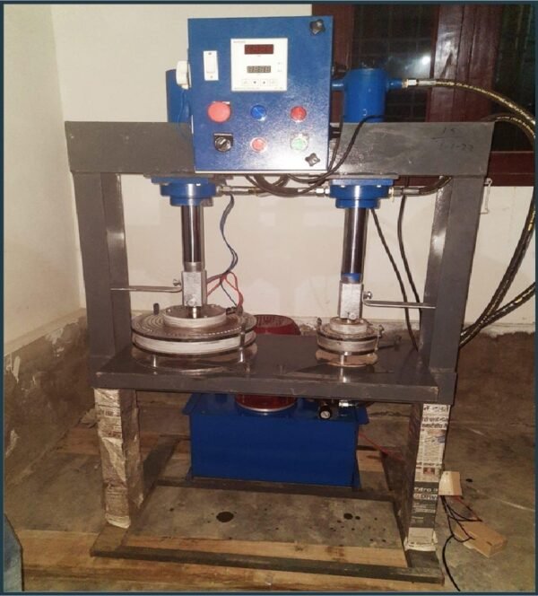 HYDRAULIC DOUBLE CYLINDER WITH PANEL PAPER PLATE MAKING MACHINE